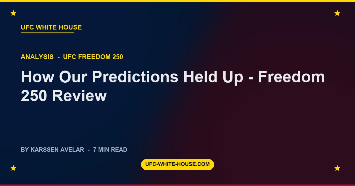 How Our Predictions Held Up - Freedom 250 Review